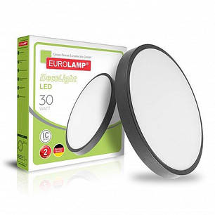 Світлодіодний світильник Eurolamp накладний круглий 30W deco N14 4000K LED-ER-30W-N14, фото 1