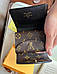 Гаманець на кнопці натуральна шкіра Louis Vuitton Victorine з основою чорного кольору + бренд коробка 512412, фото 4