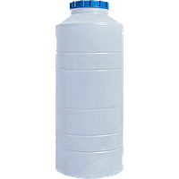 Пластиковая емкость Пласт Бак 400 л вертикальная, белая (00-00000816)(7546636511754)