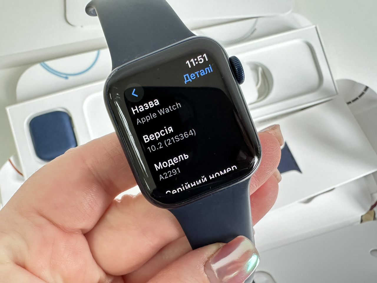 Apple Watch Series 6 40mm A2291 Deep Navy Aluminium Sport Band GPS ID 2115514589 7999 Prom.ua