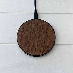 Бездротовий зарядний пристрій з дерева SkinWood Black Fast Charger