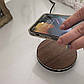 Бездротовий зарядний пристрій з дерева SkinWood Black Fast Charger, фото 5