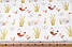 Бязь "Курочки та гуси" на білому фоні, №4978, фото 2