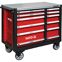 Шкаф-тележка для инструментов YATO 1000x1130x570 мм с 12 шухлядами (YT-09003)(5265597001754)