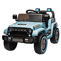 Электромобиль джип детский Jeep (2 мотора 35W, 1 аккумулятор 12V10AH, MP3) M 5109EBLR-4 Синий