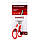 Ножиці Axent Shell 6304-06-A, 18 см, прогумовані ручки, біло-червоні, фото 3