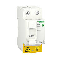 Диференціальний вимикач навантаження RESI9 Schneider Electric 25 A, 30 мA, 2P, тип А
