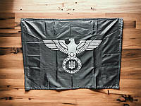Флаг Орел с трезубцем (черный) 600х900 мм