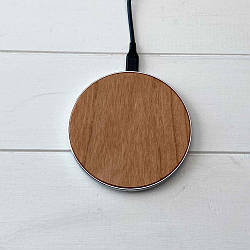 Бездротовий зарядний пристрій з дерева SkinWood Black Fast Charger