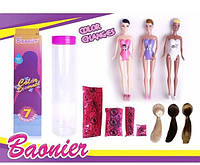 Кукла Baonier 30см JJ8720 Color Reveal Surprise Doll с аксессур. 3 вида ,кор.34,2*8,5*8,5 /120/