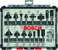 Набор фрез смешанный Bosch 8 мм. 15 шт. (2607017472)(5302210131754)