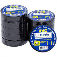 Изолента PVC 20 "Rugby" черная Х4-13