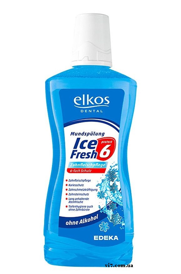 Ополіскувач для порожнини рота Elkos Ice Fresh 500мл