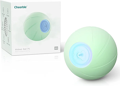 Інтерактивна іграшка для ласощів М'ячик, колір зелений Wicked Ball PE Green