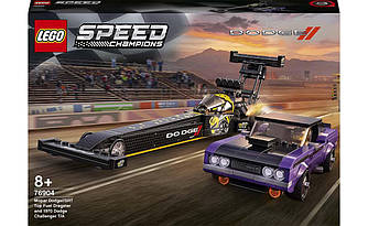 LEGO Speed Champions Mopar Dodge//SRT Top Fuel Dragster and 1970 Dodge Challenger T/A