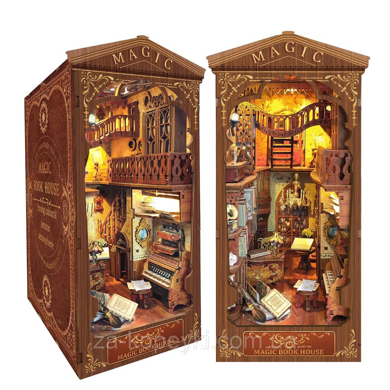 Бук Нук Книжковий магічний дім Book Nook Magic Book House Інтерьерний конструктор SQ-06