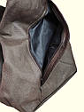 Сумка рюкзак жіноча шкіряна коричнева стильна (Туреччина), фото 8