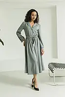 Красивое женское платье Maeva с расклешенной юбкой разные цвета размер 42/44, 46/48, 50/52 S-M, Серый