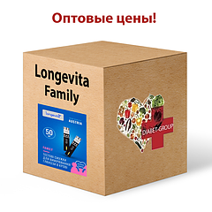 Оптові ціни на тест-смужки для глюкометра Longevita Family