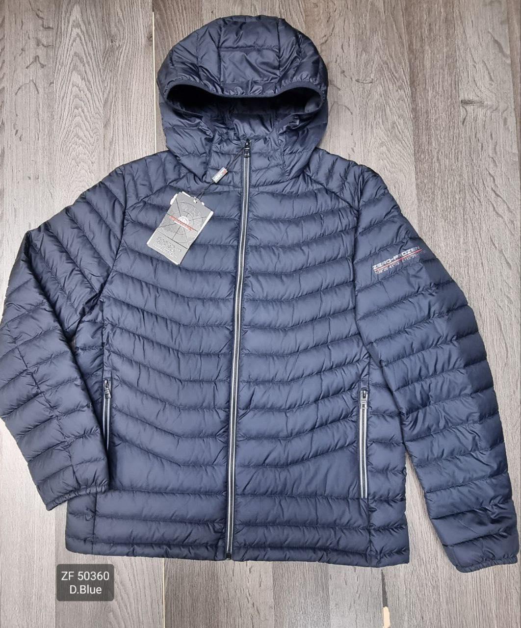 Чоловіча спортивна куртка ZF50360, куртки чоловічі весна осінь сині. Чоловічий одяг, фото 1