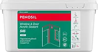 Пароізоляційний акриловий герметик PENOSIL Window & Door Acrylic Sealant 646 White 7kg білий