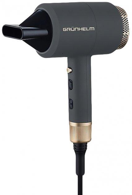 Фен Grunhelm GHD-596G з холодним обдуванням фен з дифузором для створення об'єму фен з подовженим мережевим шнуром