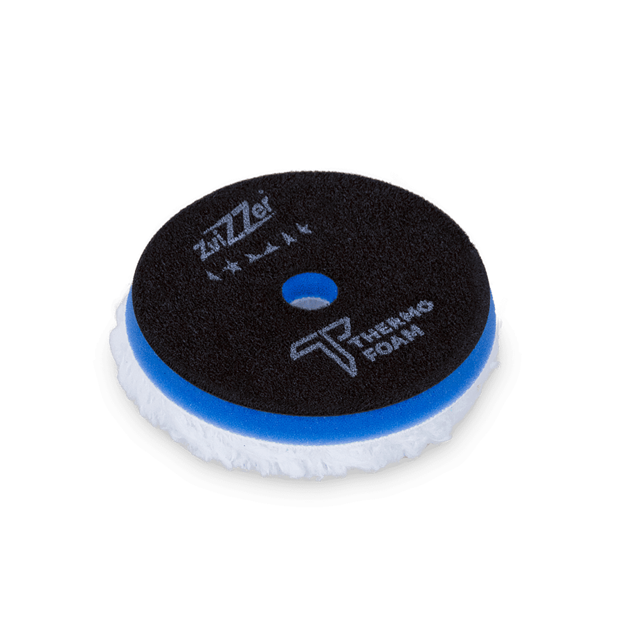Напівтвердий полірувальний круг ZviZZer Thermo Microfibre Blue Medium Ø125/140/30 мм