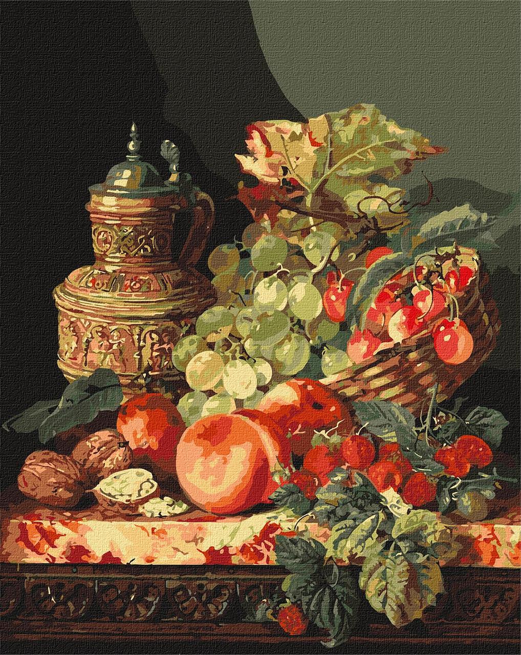 Картина за номерами 40×50 см. Фруктове різномаїття ©Edward Ladell Ідейка КНО5669, фото 1