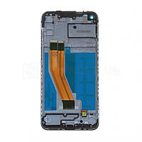 Дисплей (LCD) для Samsung Galaxy A11/A115 (2020), M11/M115 (2020) 157.5х72мм з тачскріном та рамкою black