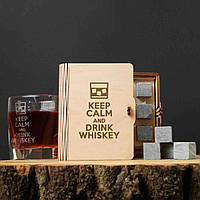 Камни для виски «Keep calm and drink whiskey»