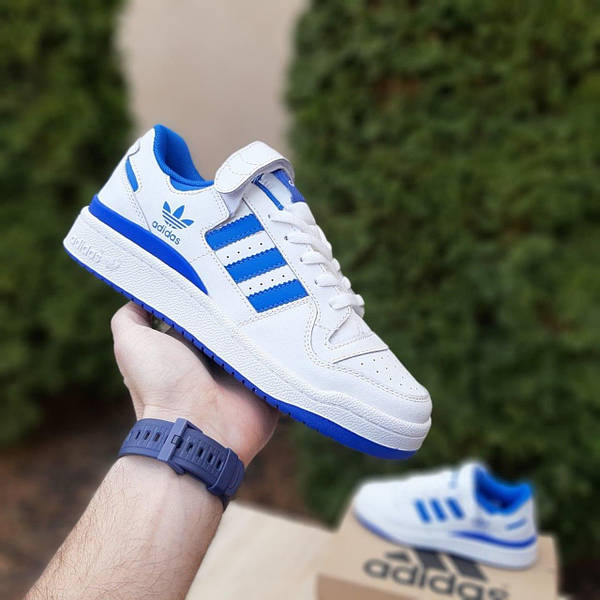 Adidas forum low blue hotsell