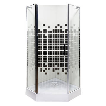Душова кабіна INSANA Ethna Puzzle P91 P 90x90x200 низький піддон, фото 1