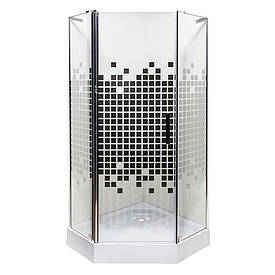 Душова кабіна INSANA Ethna Puzzle P91 P 90x90x200 низький піддон