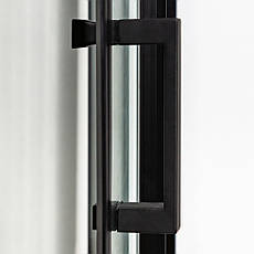 Душова кабіна INSANA MIRA black 90x90x205 низький піддон, фото 4
