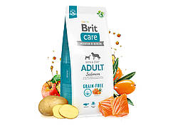 Brit Care Grain Free Adult Salmon 12 kg Сухий корм для собак малих та середніх порід