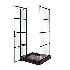 Душова кабіна INSANA Patricia 100x80x215 низький піддон, фото 3