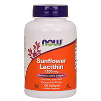 Соняшниковий лецитин Sunflower Lecithin 1200 мг - 100 софт гель