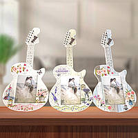 💙Фоторамка Гітара прованс 46см настільна, настінна, для фото 10х15см, 3 види