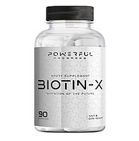 Биотин, Цинк и Экстракт хвоща Powerful Progress Biotin-X 90 капсул