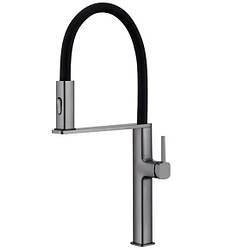 Гнучкий змішувач для кухні Aitana 02 Матовий сірий