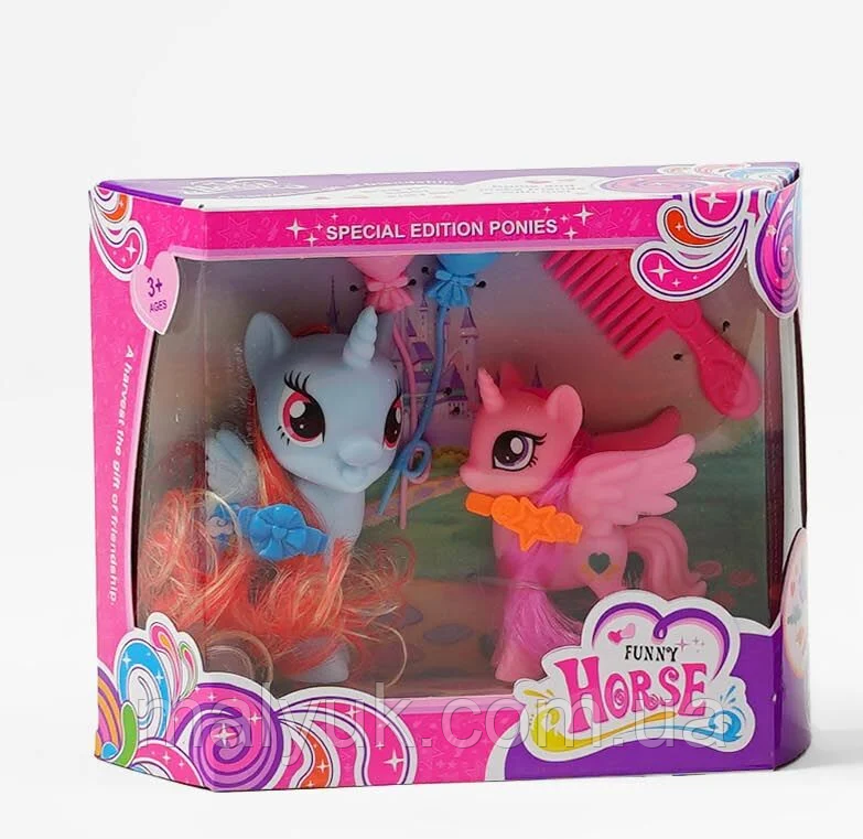 Поні  2 іграшки аксесуари в коробці