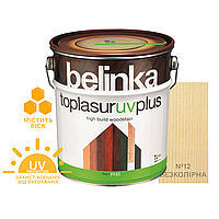 Краска-лазурь для дерева Belinka TopLasur UV+ №12 бесцветная полуглянец 2.5 л