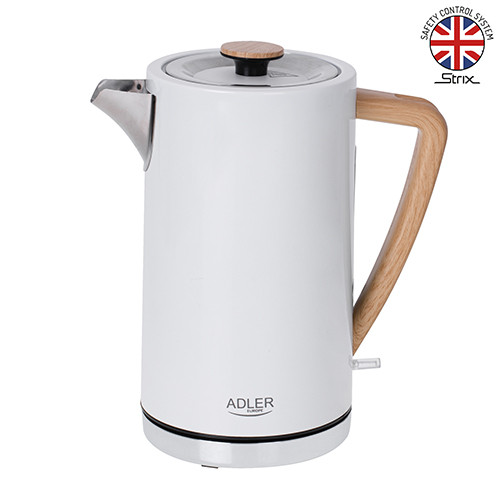 Чайник Adler AD 1347 White STRIX  1.7L  1850-2200W