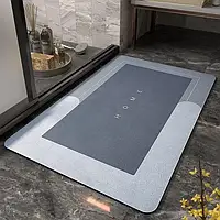Вологовбираючий килимок у ванну/кухню (MA-4) 40*60см, Килимок для ванної Суперпоглинаючий