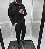 Чоловічий костюм і футболка Loro Piana CK7468 чорний S, М, фото 6