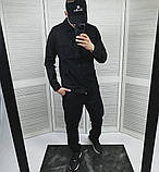 Чоловічий костюм і футболка Loro Piana CK7468 чорний S, М, фото 4