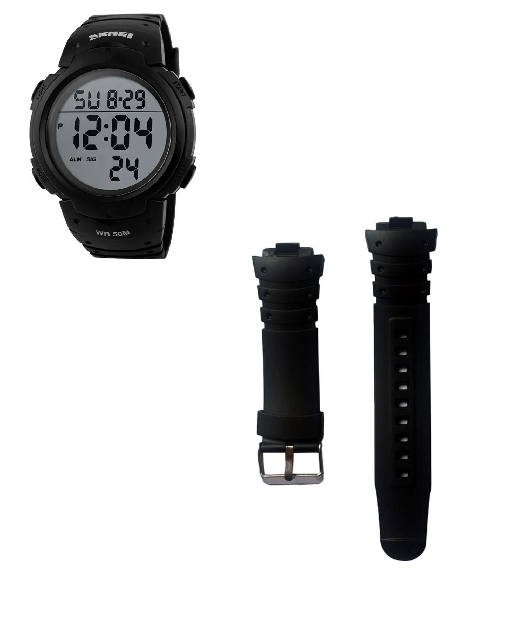 Ремінець на годинник Skmei 1068 чорний