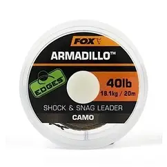Шок лідер Fox Edges Camo Armadillo Shock and Snag Leader 50LB