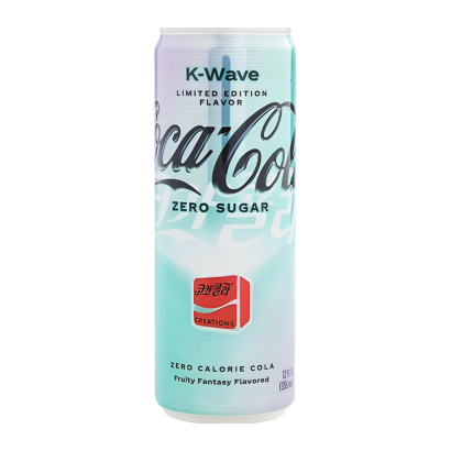 Напій Coca-Cola K-Wave Zero Sugar Limited Edition 330ml