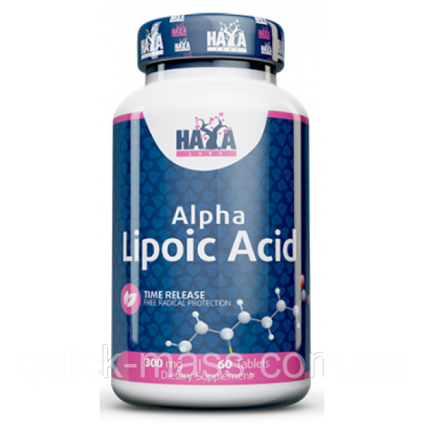 Альфа-ліпоєва кислота HayaLabs Alpha Lipoic Acid 300 мг - 60 таб